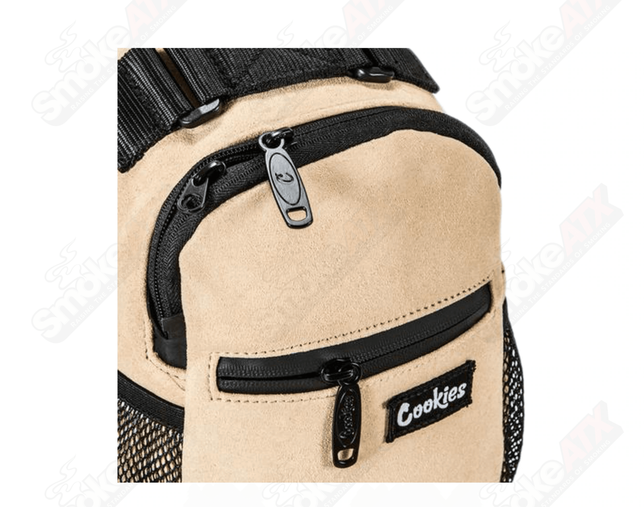 Tan Suede Cookies Sling Bag - Smoke ATX