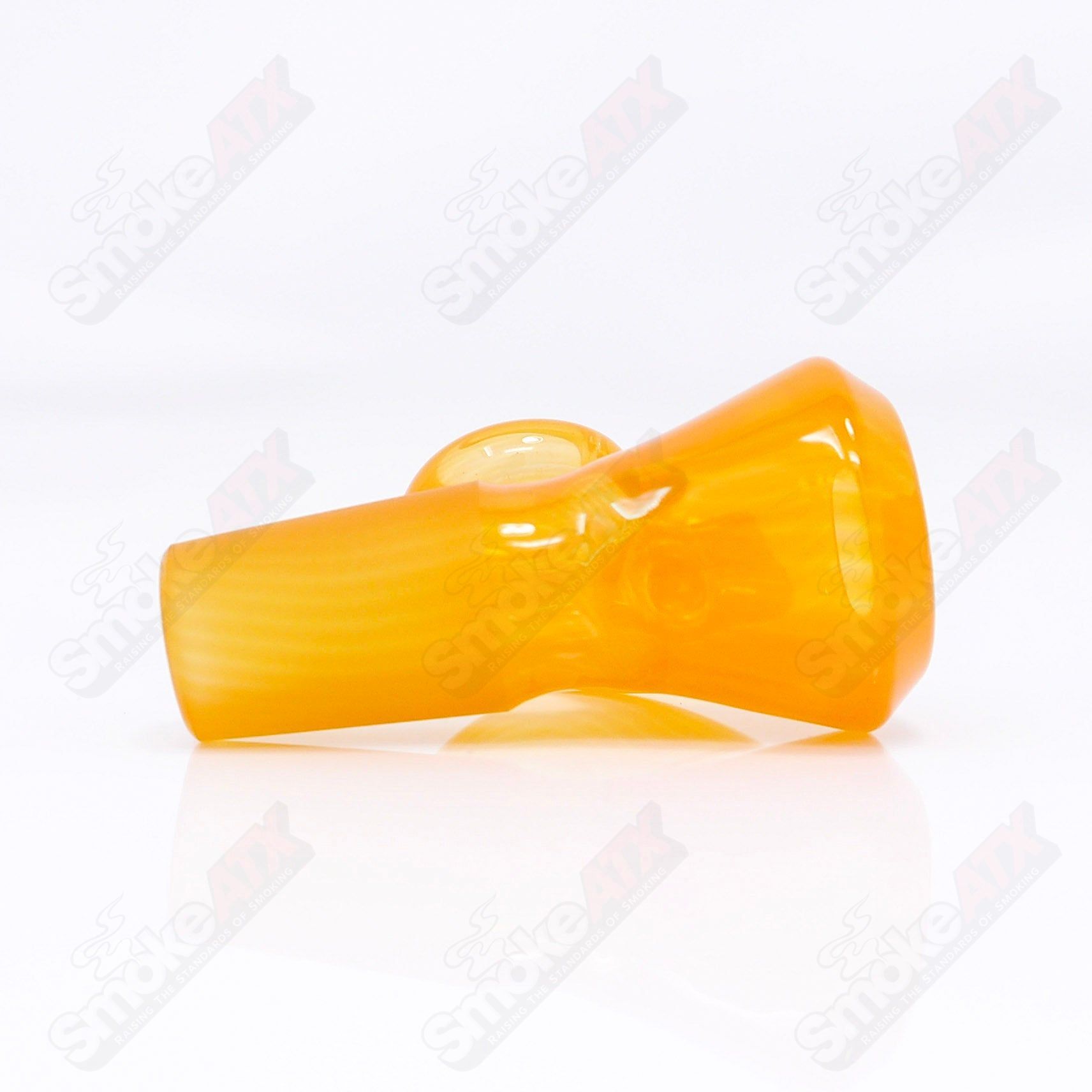 Tangie Black T Glass 18mm Fully Worked Slide - Smoke ATX