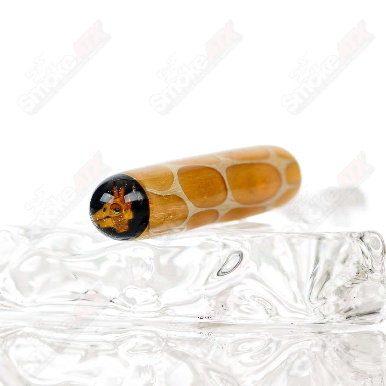 Terp Pill w Giraffe Milli Robertson Glass - Smoke ATX