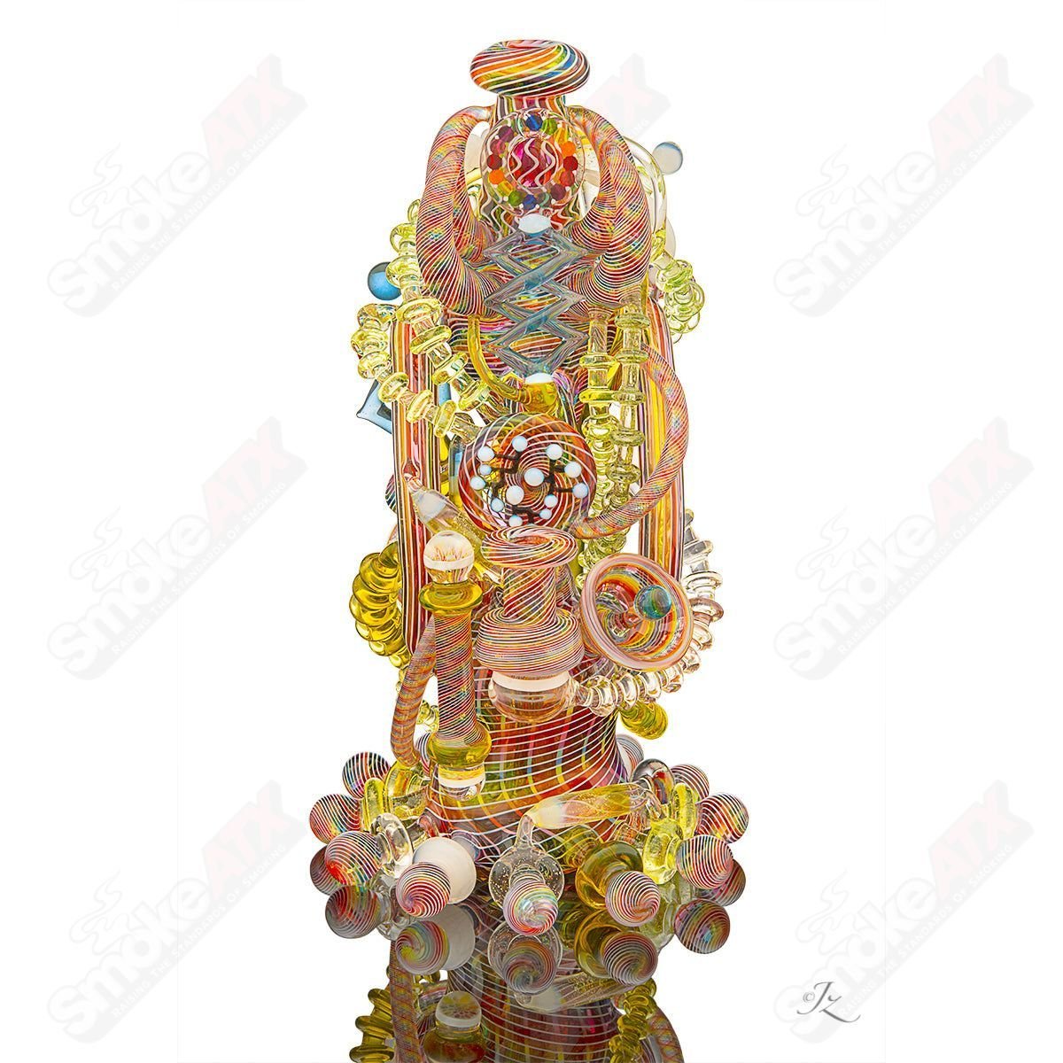 "The Mother Borg" Lace Face x Karma Glass Collab - Smoke ATX