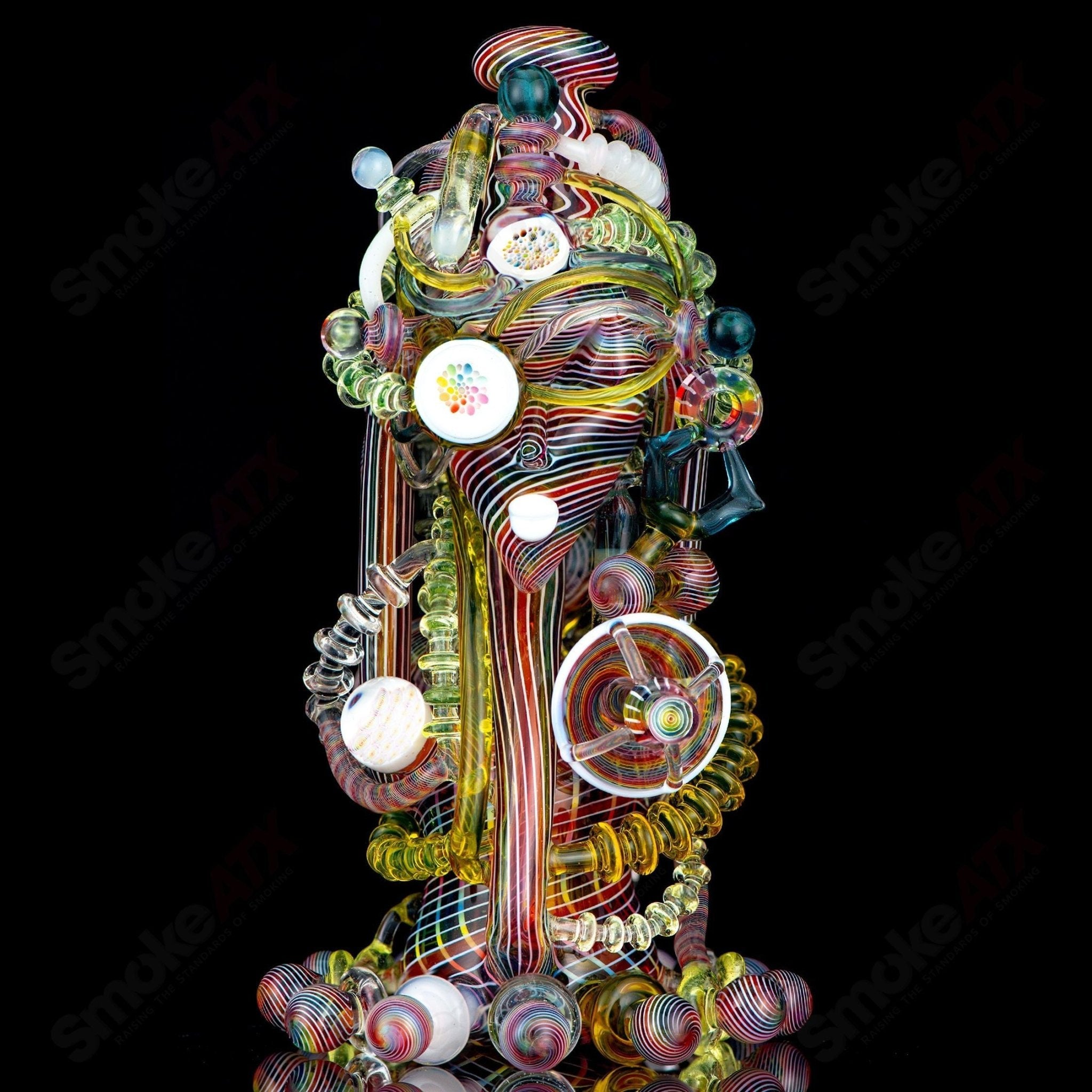 "The Mother Borg" Lace Face x Karma Glass Collab - Smoke ATX