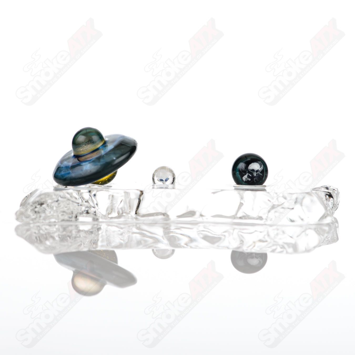 UFO Slurper Set Ghost Glass - Smoke ATX