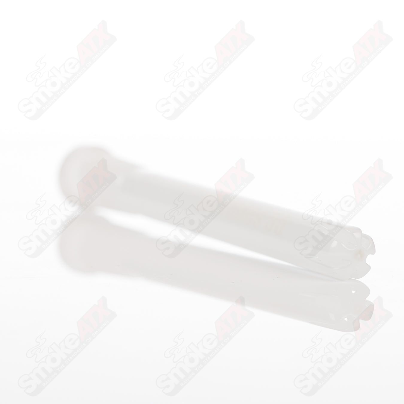 US Tubes Beaker 14" 50x5 - Constriction - Red Shadow Decal - Smoke ATX