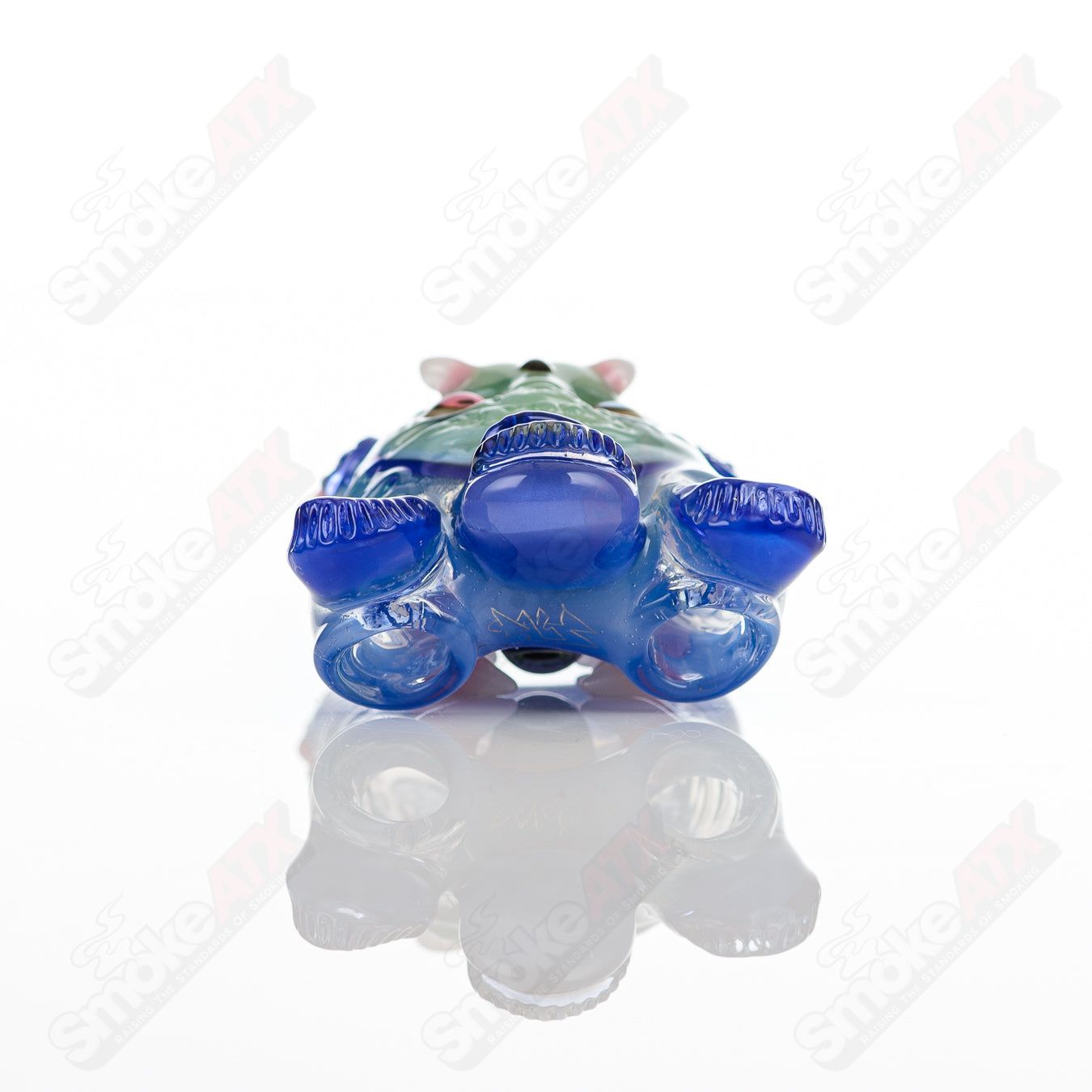 UV Double Sided Pendant (Lotus Red Exotic/Rust/Citrine) Aquarius x SALT - Smoke ATX