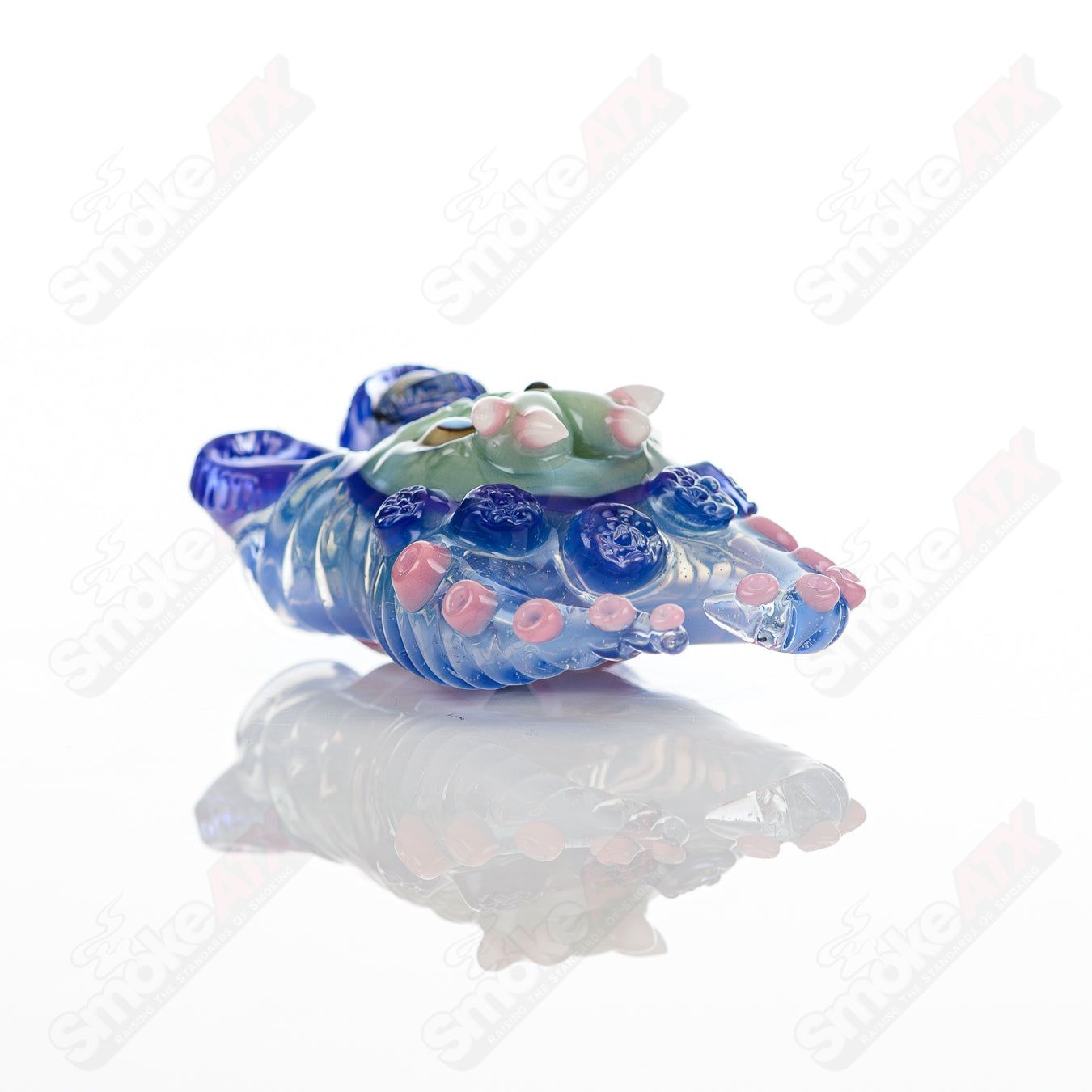 UV Double Sided Pendant (Lotus Red Exotic/Rust/Citrine) Aquarius x SALT - Smoke ATX