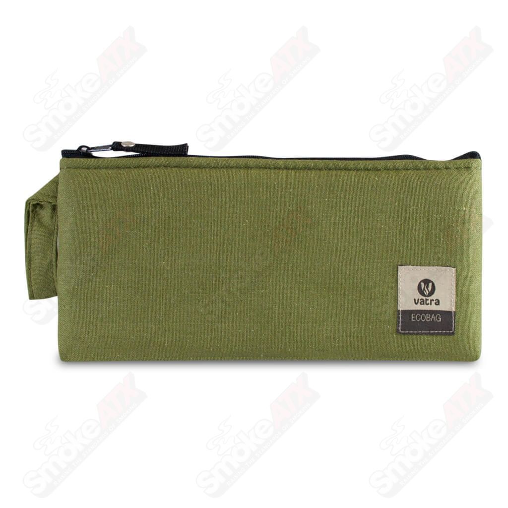 Vatra Bags Green Hemp V24 8” Zip Pouch - Smoke ATX