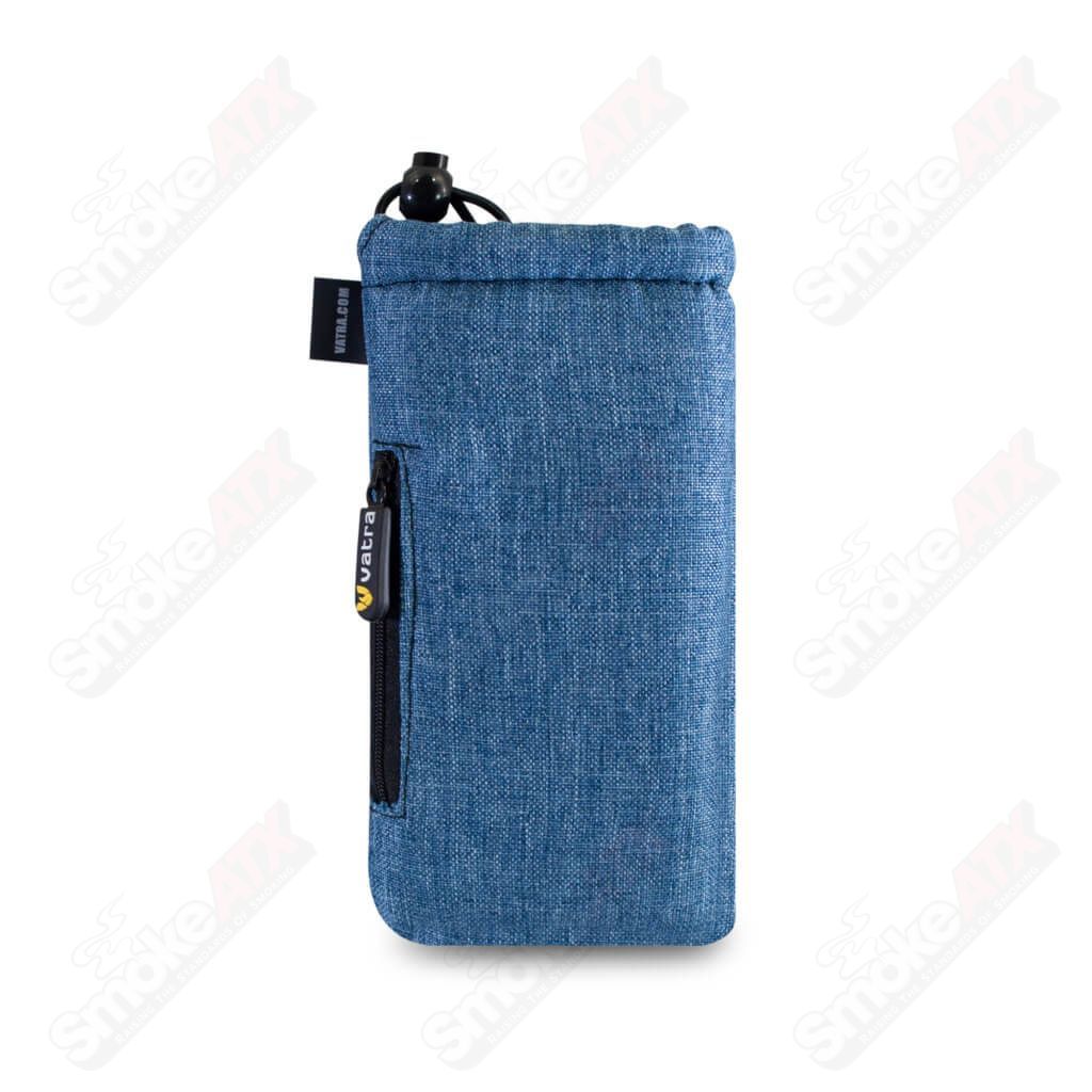 Vatra Bags Woven Blue V23 7” Zip Draw Pouch - Smoke ATX