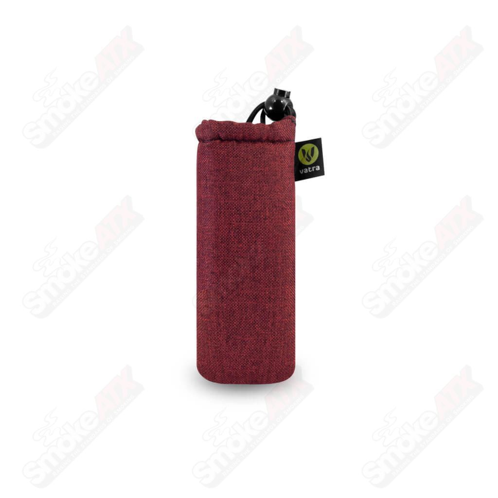 Vatra Bags Woven Burgundy V02 5.5" Drawstring - Smoke ATX