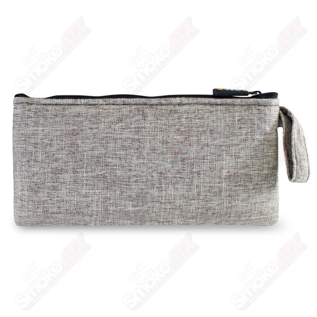 Vatra Bags Woven Khaki Brown V24 8” Zip Pouch - Smoke ATX