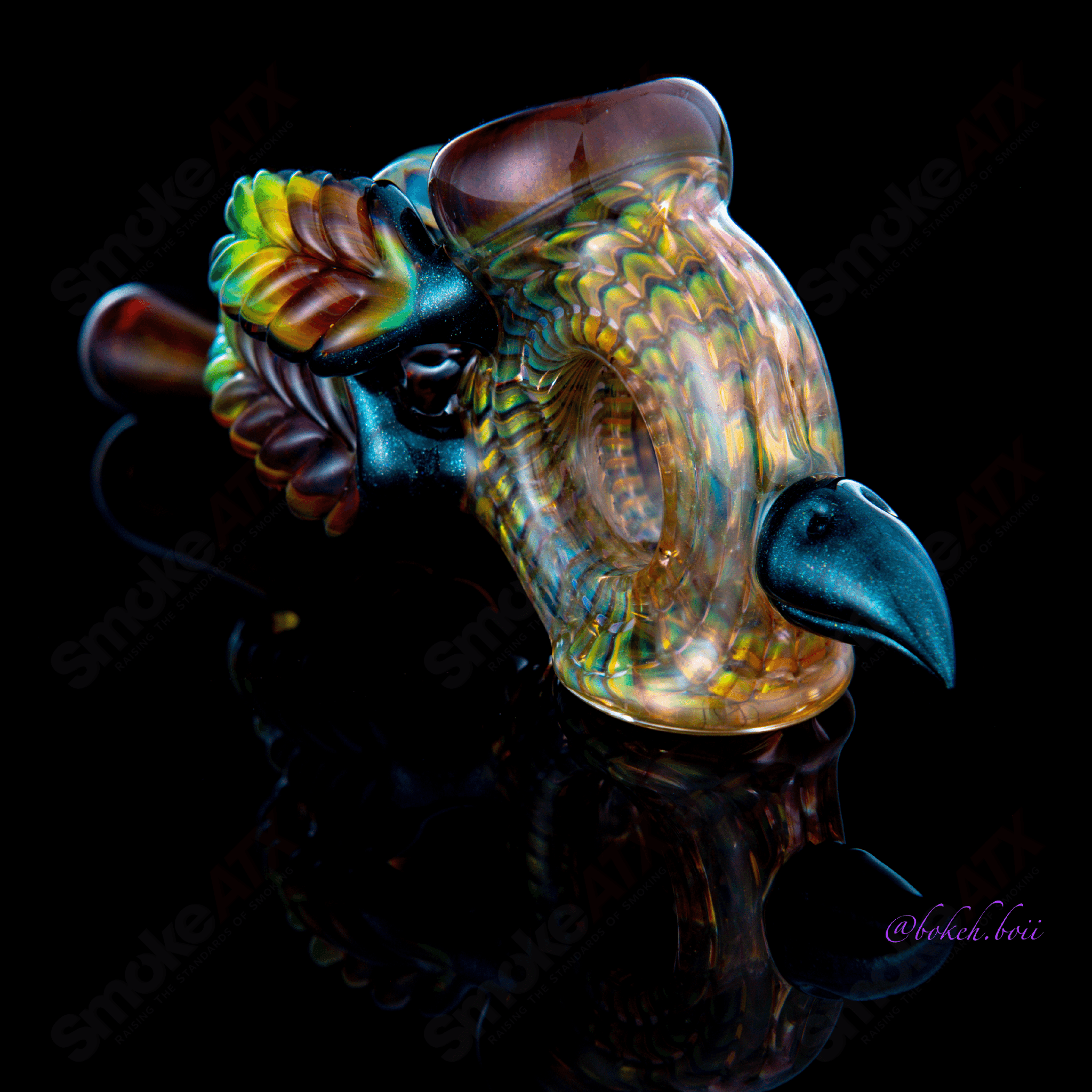 Wrap And Rake Dry Pipe Calmbo X Dosh - Smoke ATX